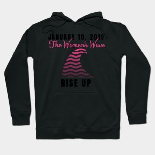 Women's Pink Wave is Coming January 2019 Hoodie